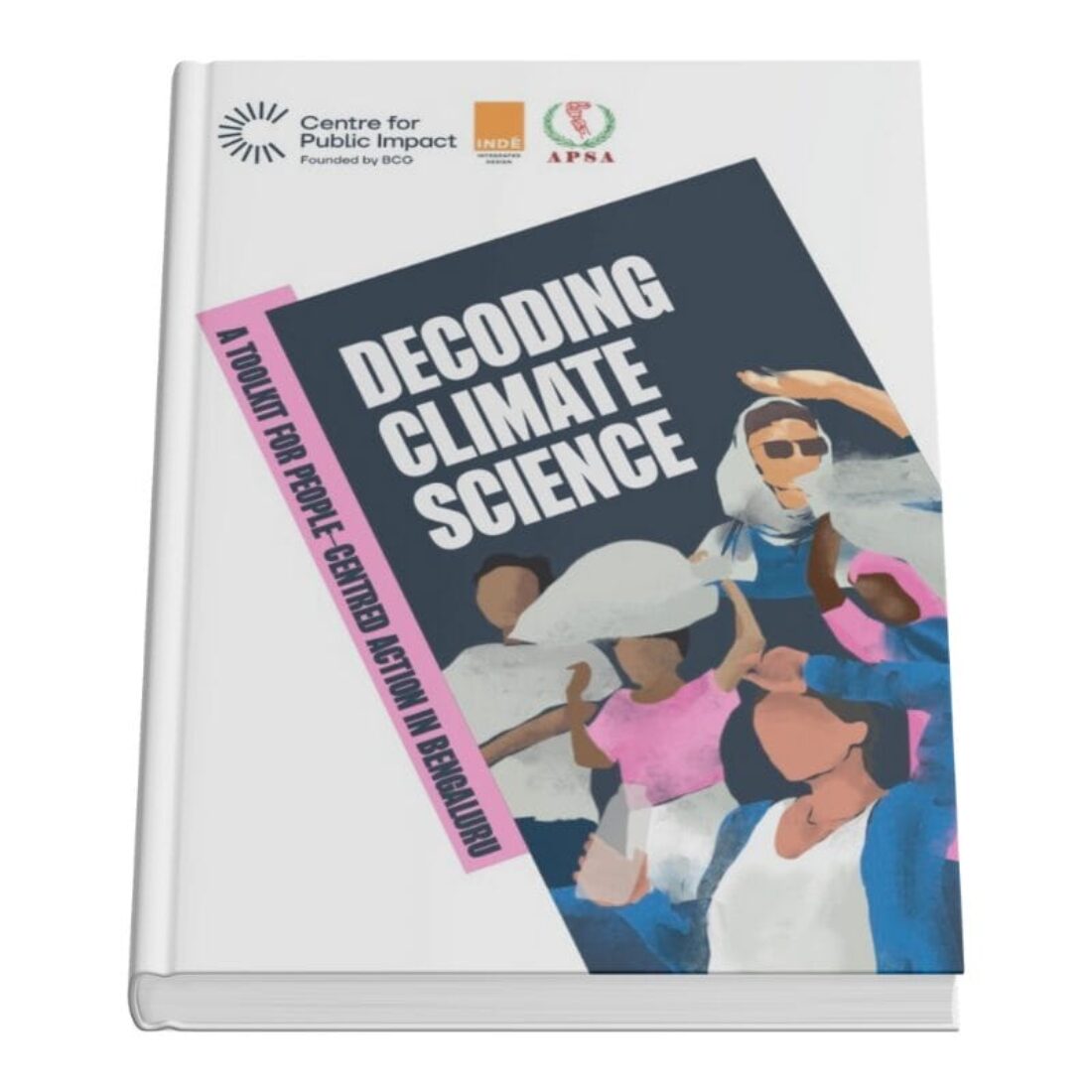 A digital mockup of a report or book cover titled 